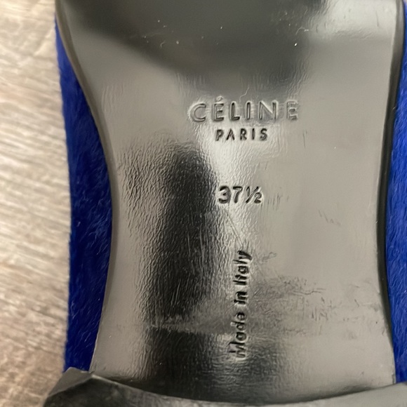 Celine Blue Loafer Flats Phoebe Philo era - Picture 9 of 10